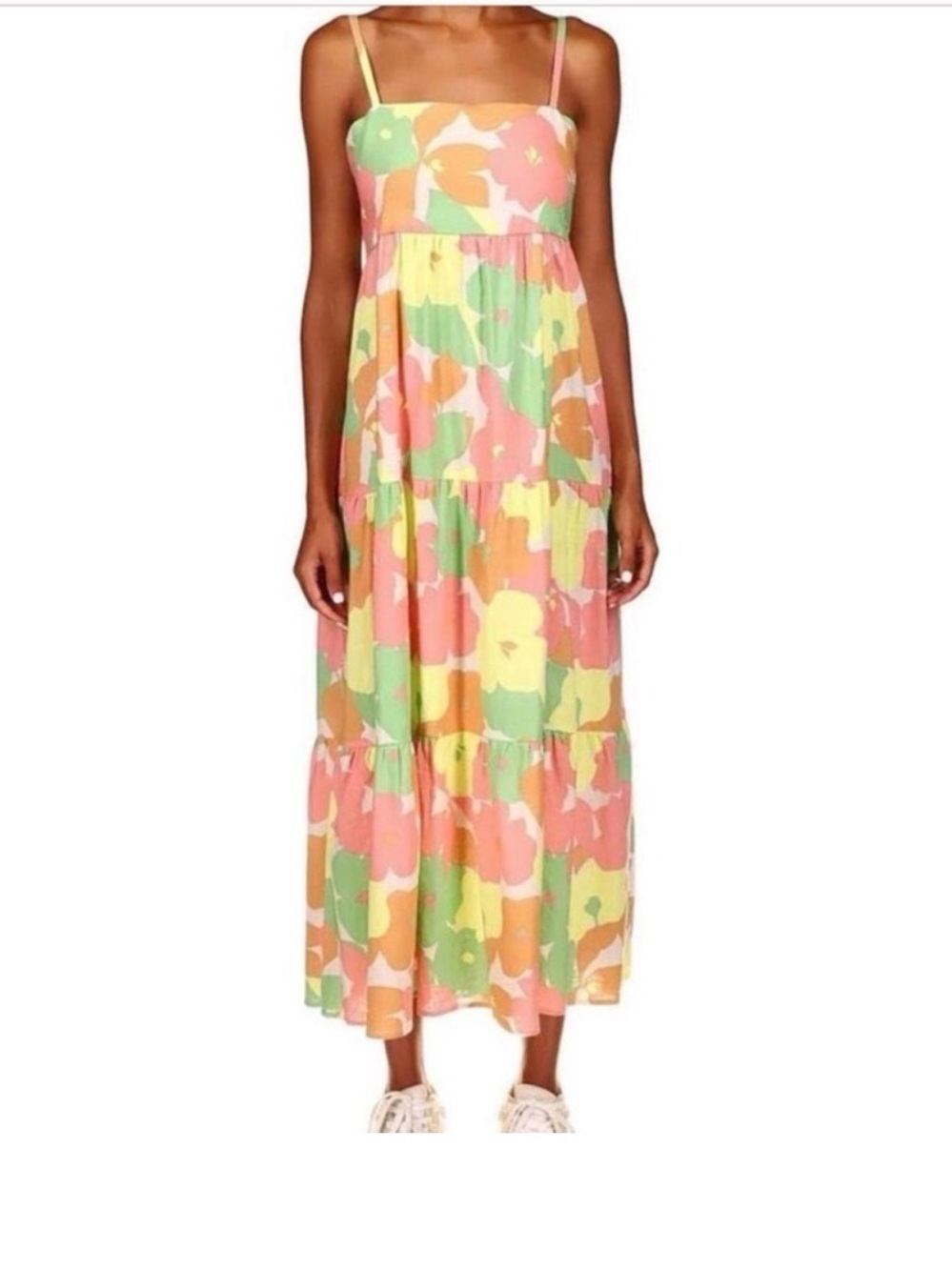 Social Standard by Sanctuary Floral Smocked Maxi Dress – XL – NWT